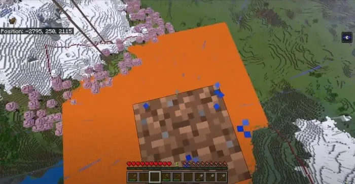 Лава снаружи