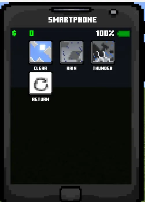 Приложение настройки погоды