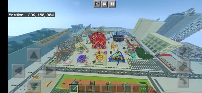 Парк развлечений в районе Принца