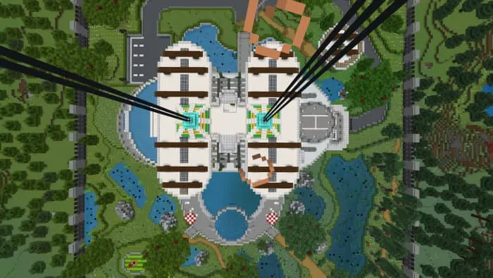 Особняк сверху