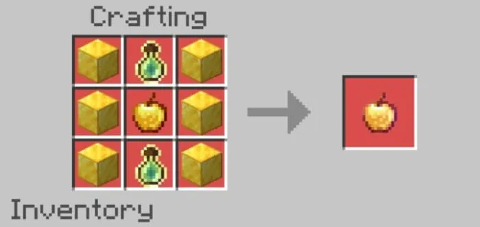 Крафт зачарованого яблока