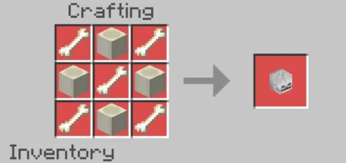 Крафт головы скелета