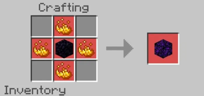 Крафт плачущего обсидиана