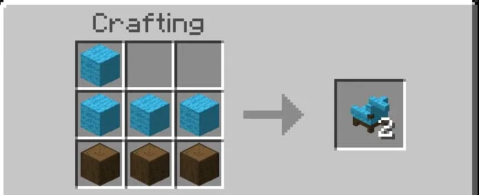 Крафт синего дивана