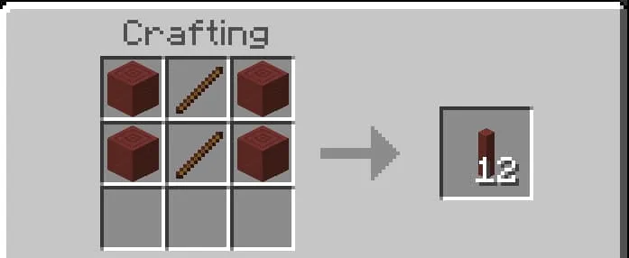 Крафт забора из багровой древесины