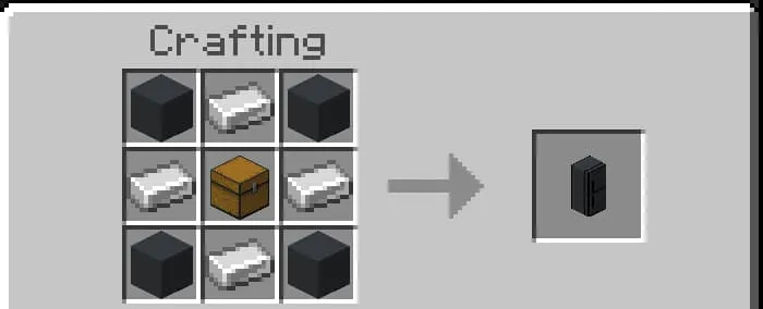 Крафт черного холодильника