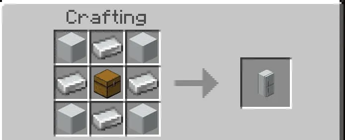 Крафт белого холодильника