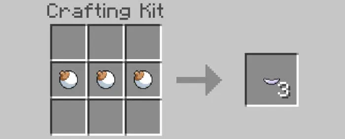 Крафт белой части для покеболов