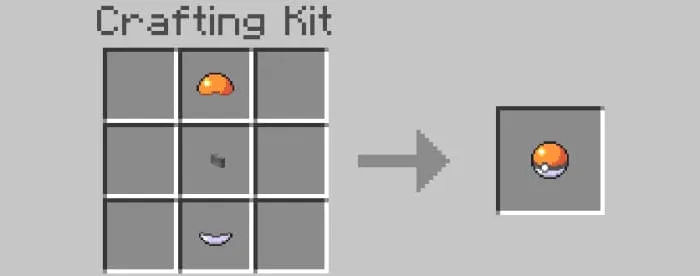 Создание покеболов(оранжевый)