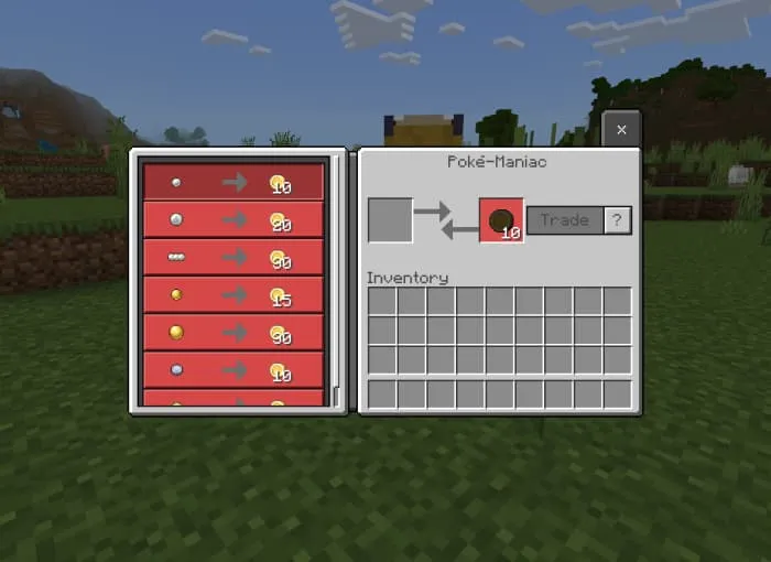 Торговля с Поке-Маньяком