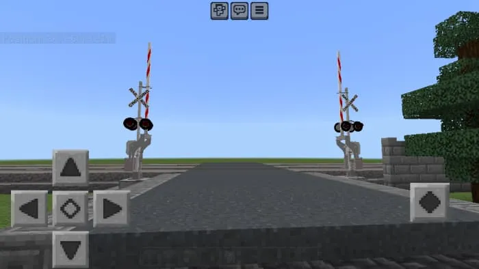 Открытый железнодорожный переезд