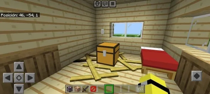 Спальня с сундуком