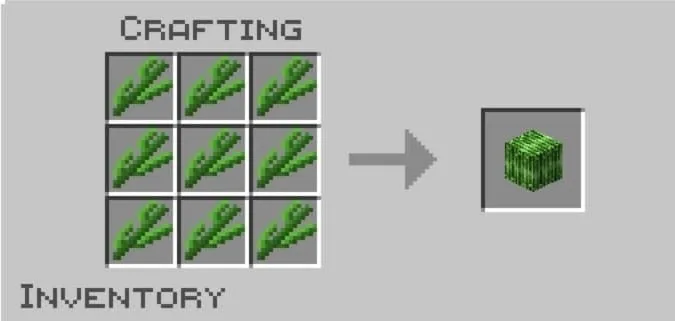 Крафт блока рогозы