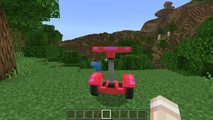 Розовый сегвей