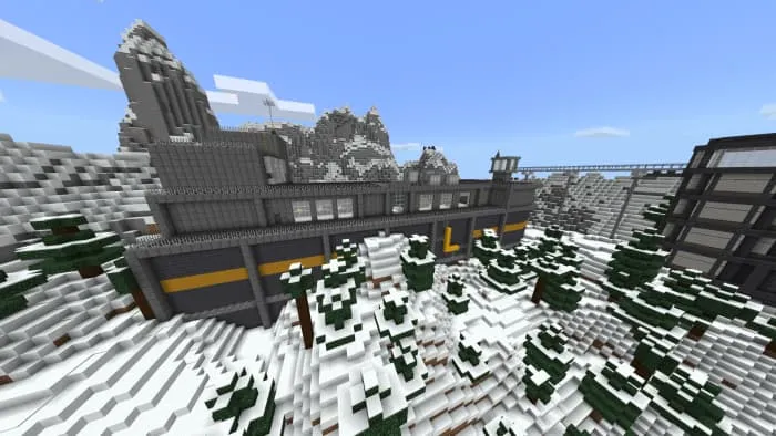 Вид на здание сверху