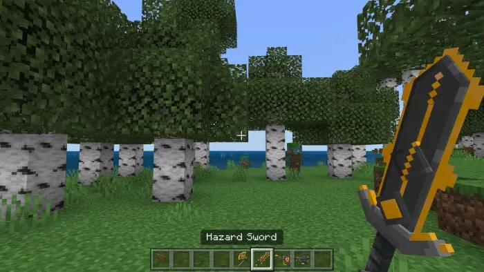 Солнечный меч в руке