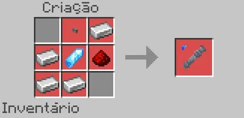 Крафт синего светового меча