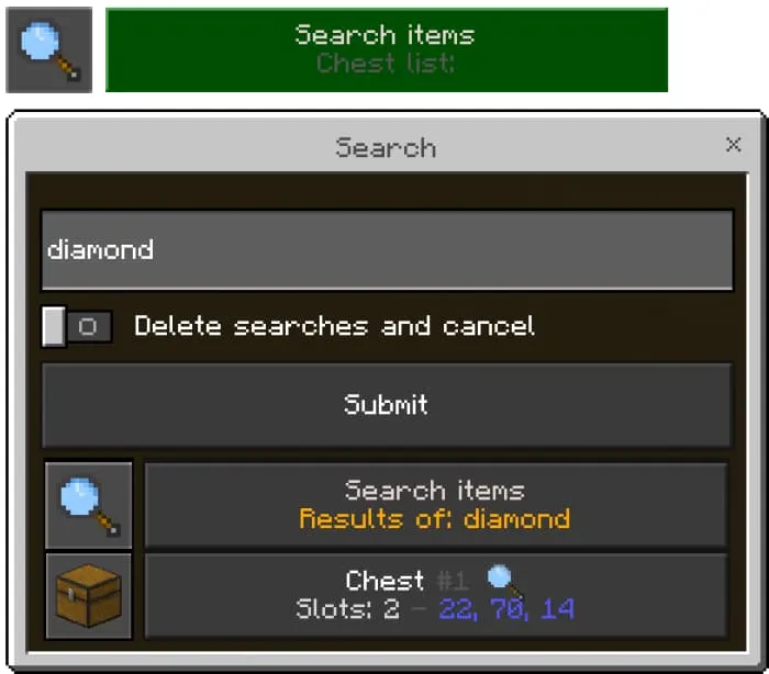 Поиск предметов