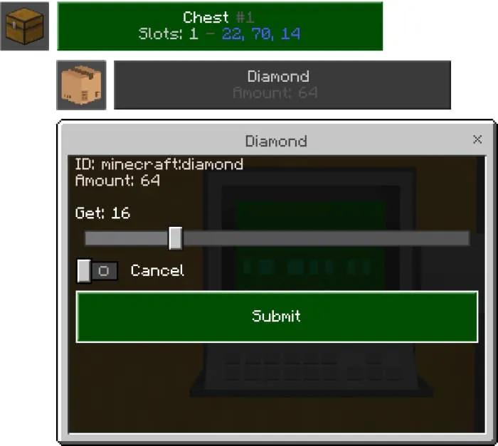 Забираем предметы