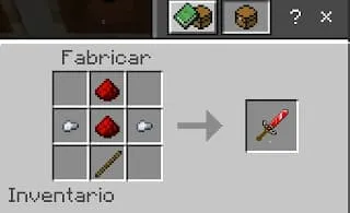 Крафт меча из красного камня