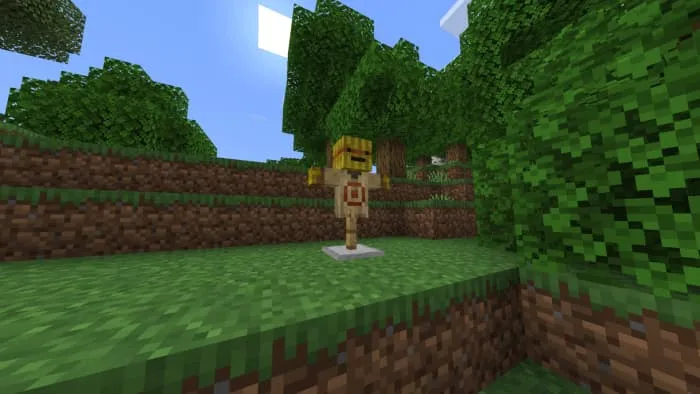 Манекен в лесу