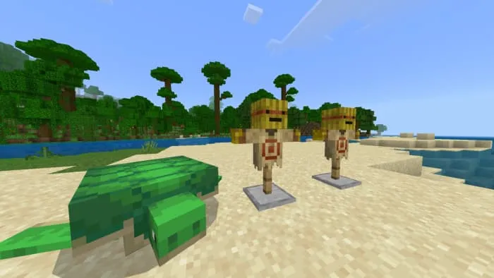 Манекены на пляже