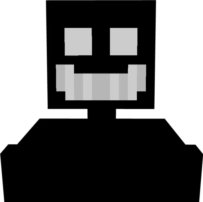 Жуткий монстр с улыбкой