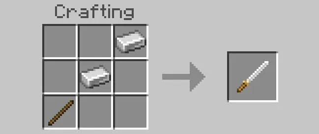 Крафт железной катаны