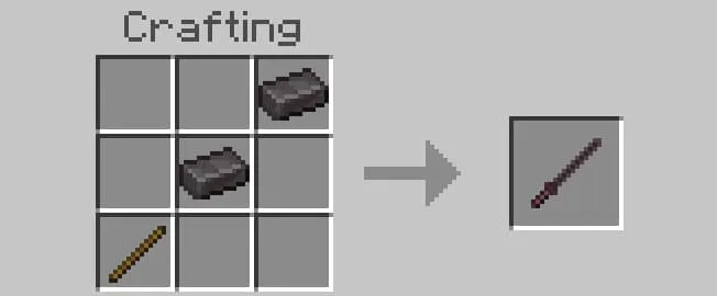 Крафт незеритовой катаны