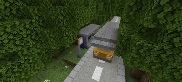 Автобусная остановка в деревне