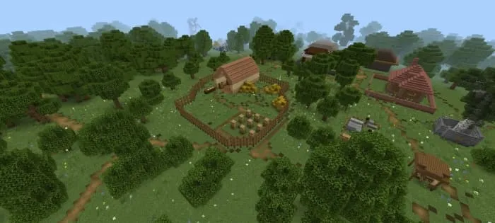 Вид на деревню