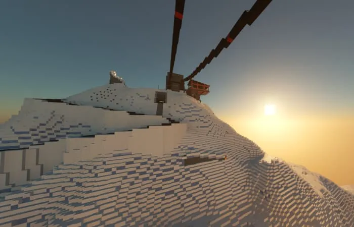 Гора и канатная дорога