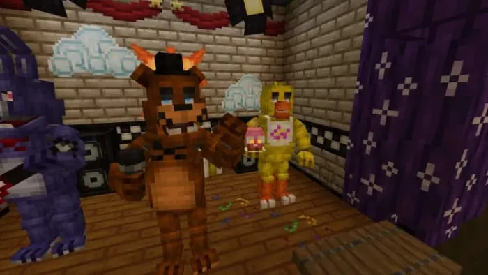 Сцена с аниматрониками