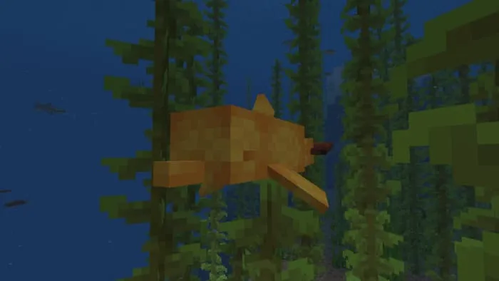 Животное: Желтый дельфин