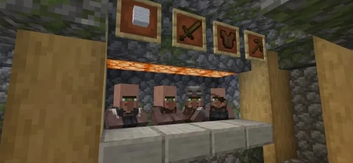 Продавцы оружия и доспехов