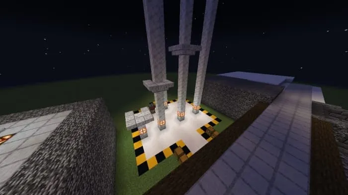 Площадка с башней