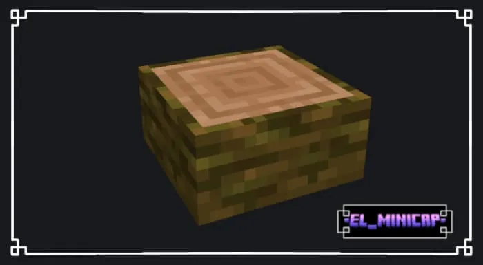 Бревенчатая плита из тропического дерева