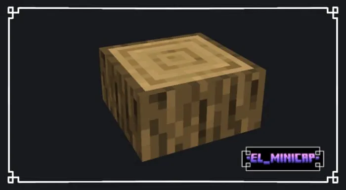 Дубовая бревенчатая плита