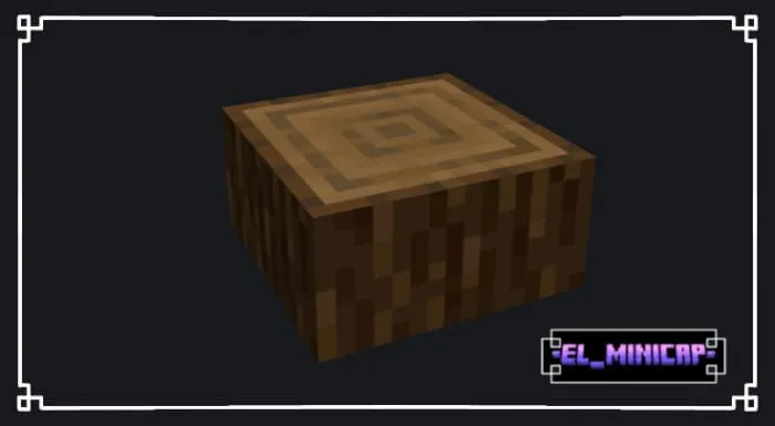 Бревенчатая плита из сосны