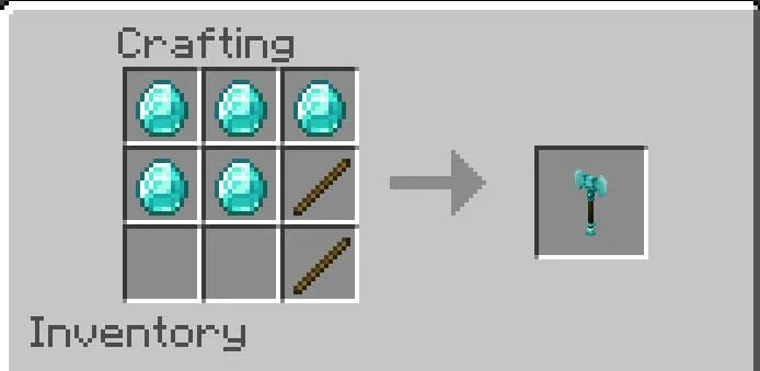 Крафт алмазного топора