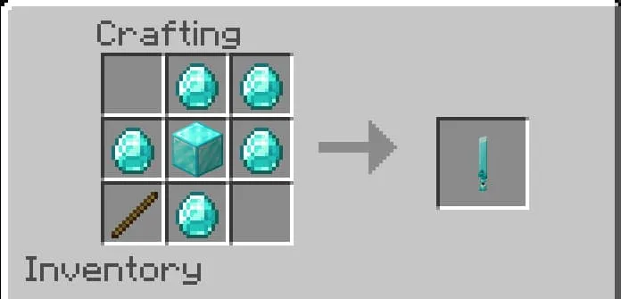 Крафт алмазного меча