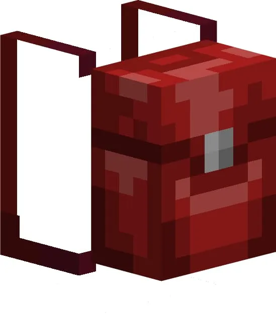 Темно-красный рюкзак