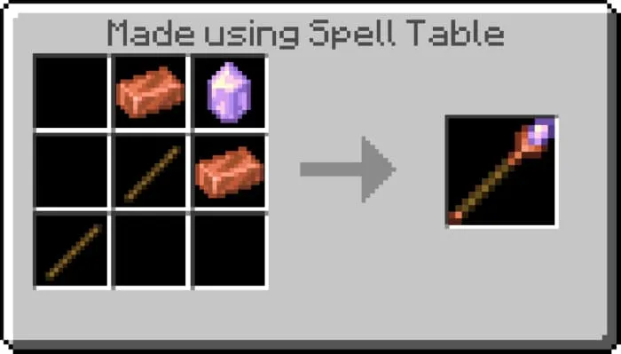 Крафт аметистового посоха