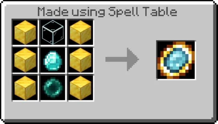 Крафт золотого волшебного зеркала