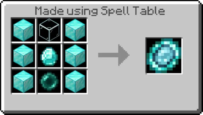 Крафт алмазного волшебного зеркала