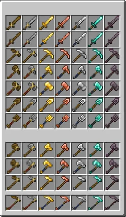 Обновленные ванильные инструменты