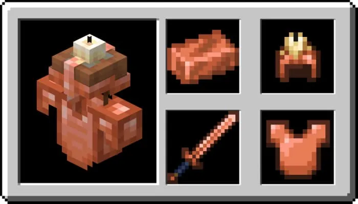 Набор медной брони