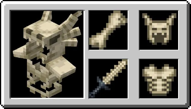 Набор костяной брони