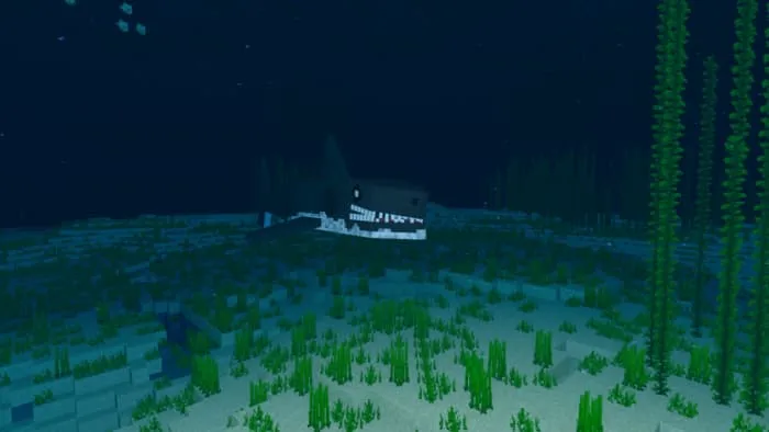 Мегалодон в воде