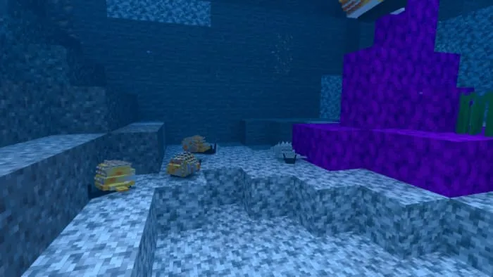 Улитка на дне море